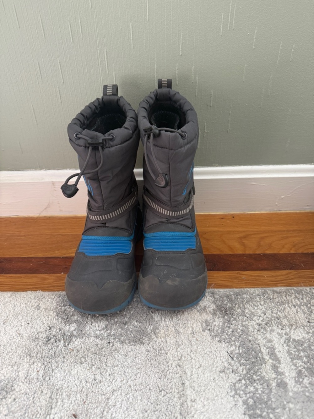 Keen Kids Gray & Blue Winter Snow Boots - Picture 3 of 5